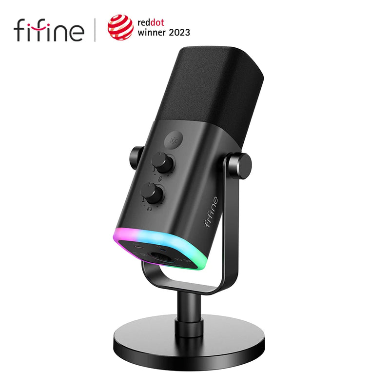 Microfone Fifine XLR AM8 Dinâmico