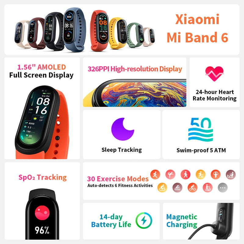 Mi Smart Band 6 Original Versão Global