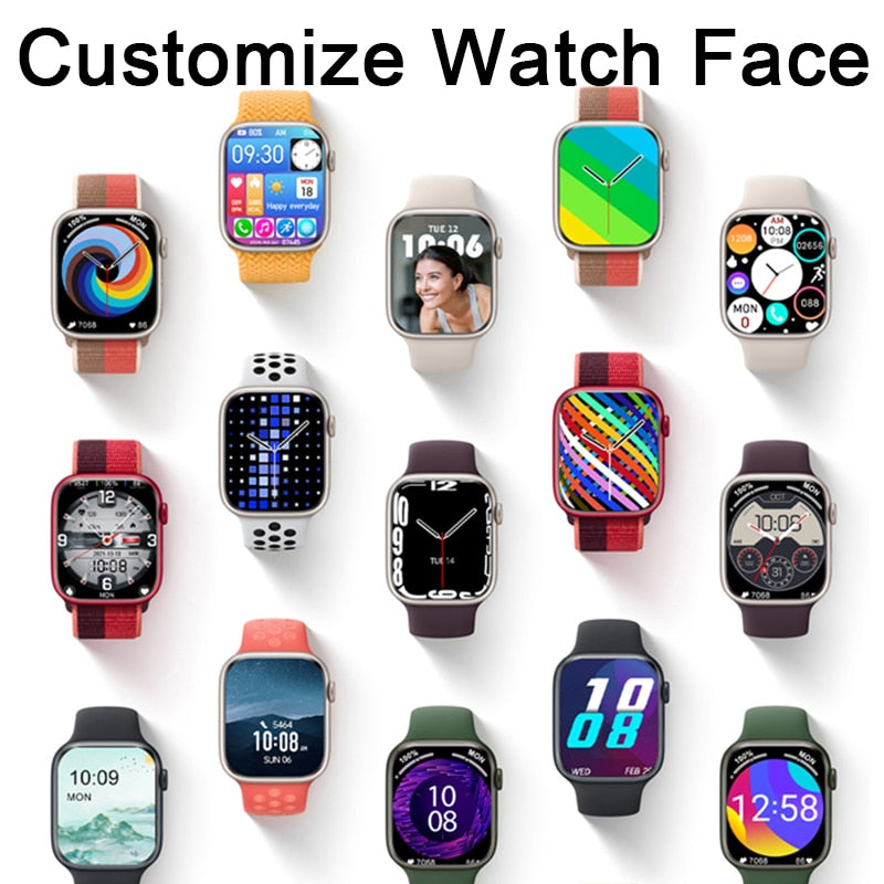 SmartWatch IWO 14 Series 7 PRO, tela HD 44mm, original, pulseira de silicone, português, Android e IOS